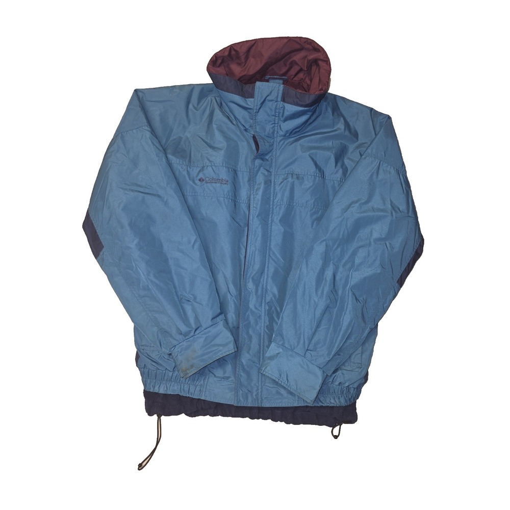 Vintage Columbia Bugaboo Polyester 3-in-1 Size L Teal Blue Skidaddle Ski Coat